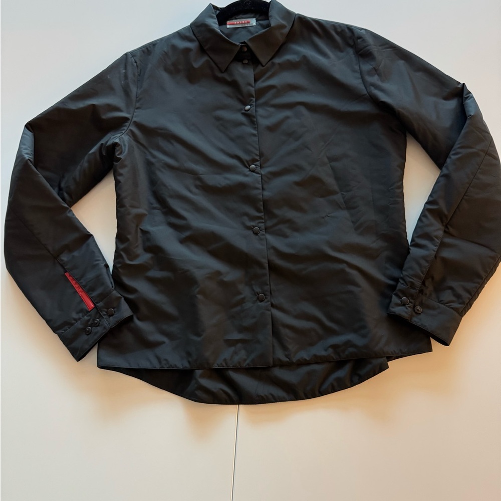 PRADA Red Tab Nylon Shacket